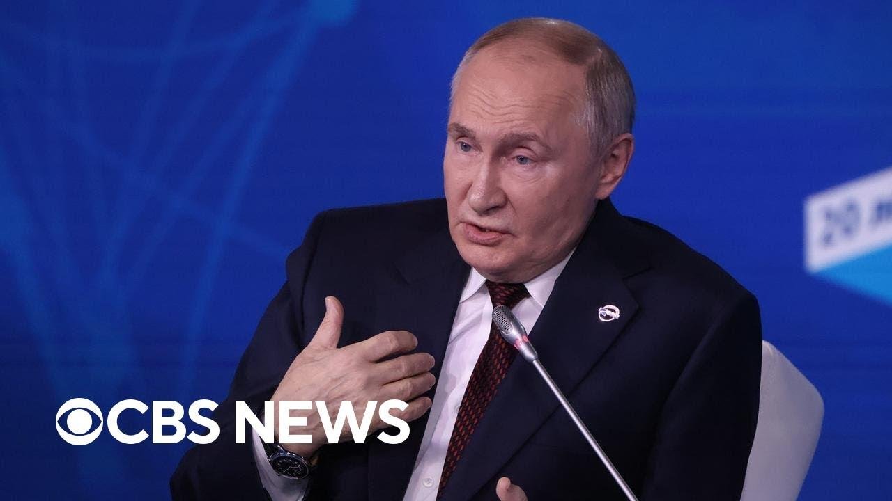 Putin says Russia hit Ukraine with a new missile and threatens Western countries arming Ukraine